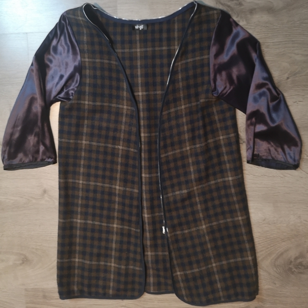 Fall in Love with the Y2K - Vintage Wool Plaid Coat | TheStyleMinr.com